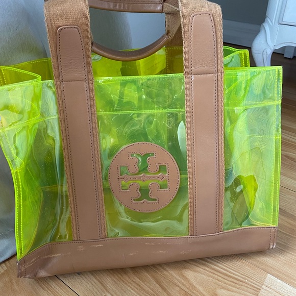 Tory Burch Handbags - Tory Burch Clear Green Bag